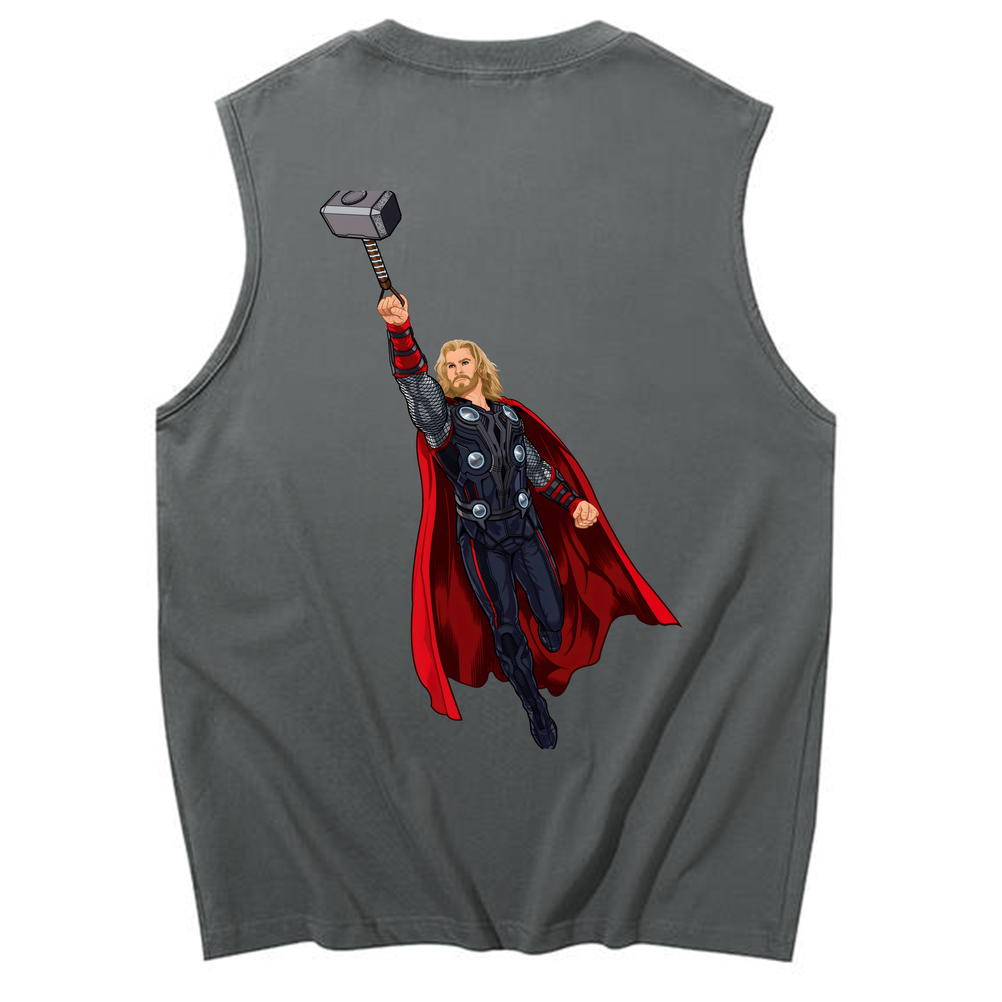 （画像用） アベンジャーズ The Avengers コットン100％タンクトップ（背面プリント）
